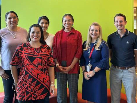 Team members: Dr. Lee, Celina, Tawnjerae, Tristen, Dr. Herbst-Kralovetz, and Dr. Łaniewski.